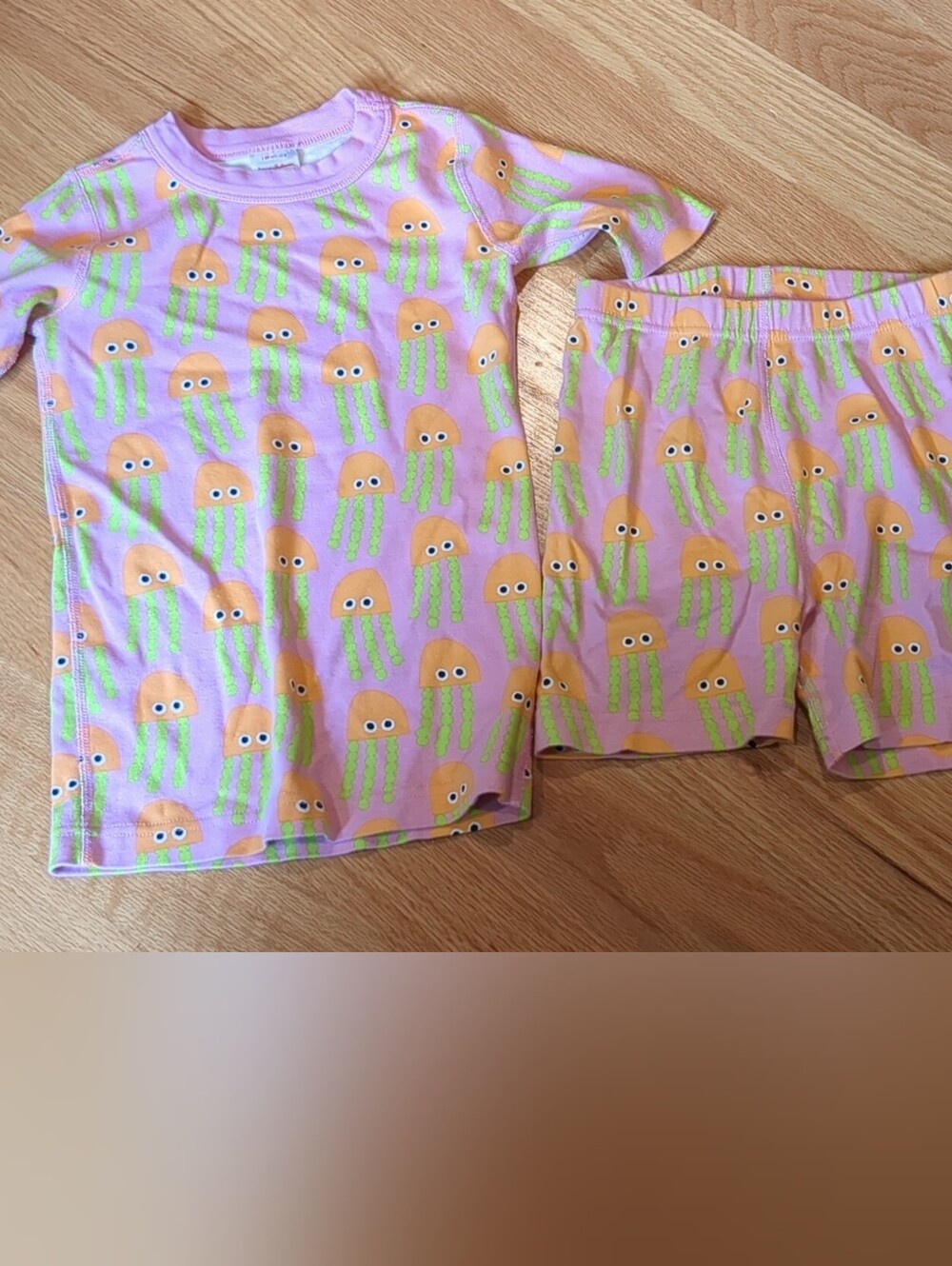 Hanna Andersson Pink Jellyfish Short Pajama Set